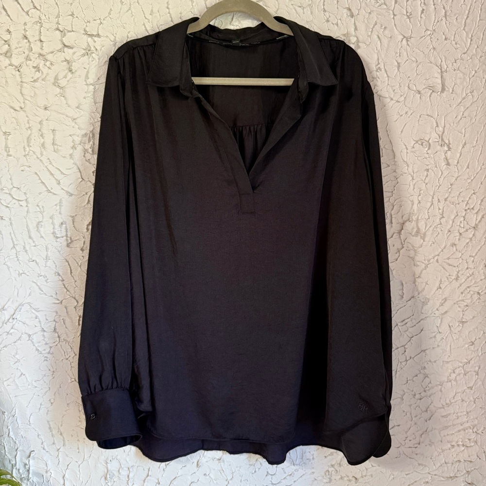 Banana Republic Black Flowy Top